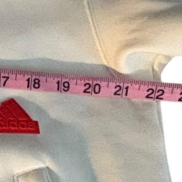 ADIDAS Men's Button Up Coach Jacket Off-White Size Smal1 - Picture 10 of 13